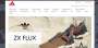 home page of the website where I bought the adidas shoes